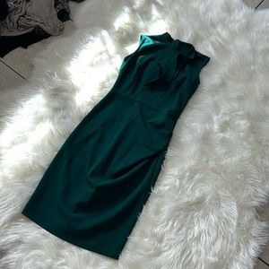 Dark green dress